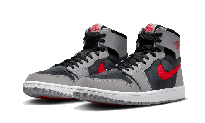 Air Jordan 1 High Zoom Air CMFT 2 Black Fire Red Cement