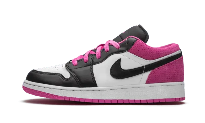 Air Jordan 1 Low Black Active Fuchsia - CK3022-005