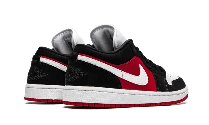 Air Jordan 1 Low Black White Gym Red - DC0774-016