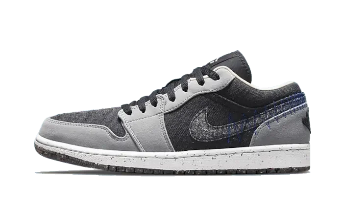Air Jordan 1 Low Crater Black Grey - DM4657-001