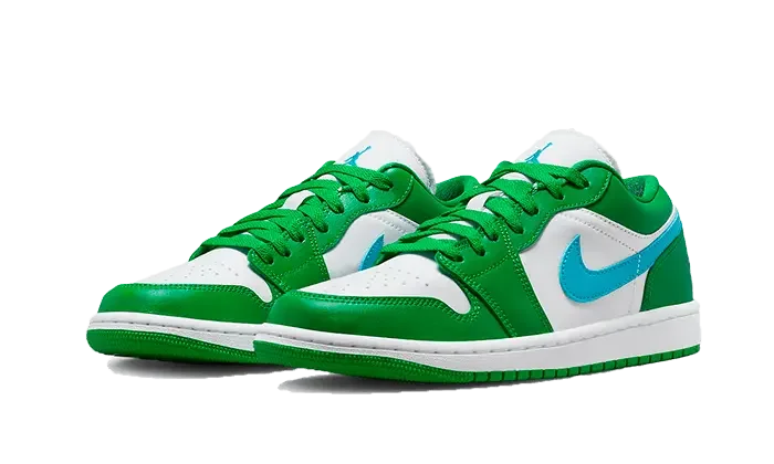 Air Jordan 1 Low Lucky Green Aquatone
