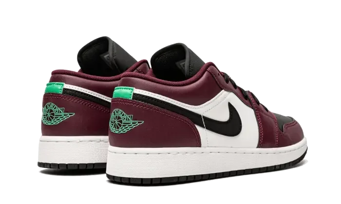 Air Jordan 1 Low SE Dark Beetroot Black Roma Green - DM0589-635