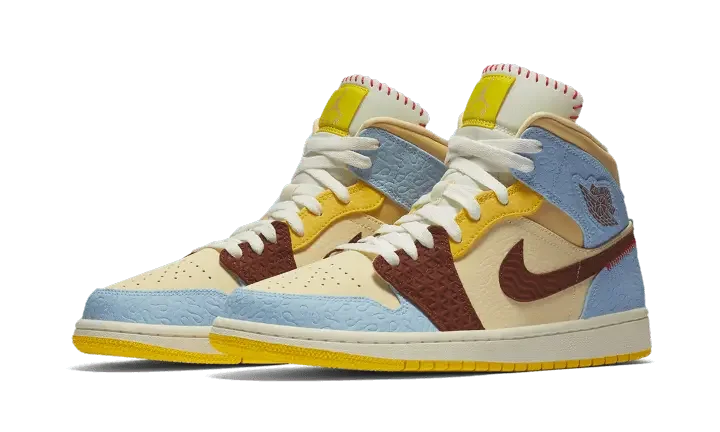 Air Jordan 1 Mid Fearless Maison Château Rouge - CU2803-200