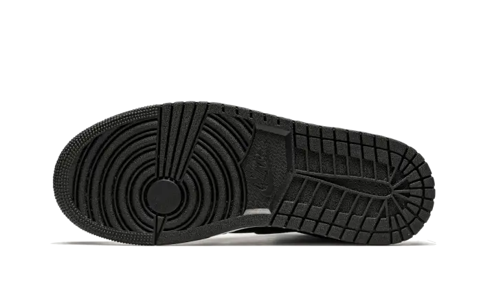 Air Jordan 1 Mid Black Royal Tumbled Leather