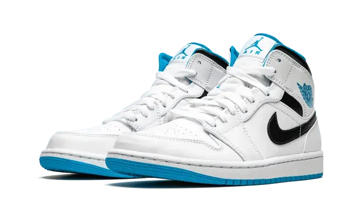 Air Jordan 1 Mid Laser Blue - 554724-141