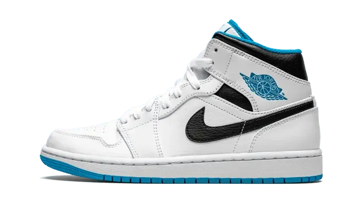 Air Jordan 1 Mid Laser Blue - 554724-141