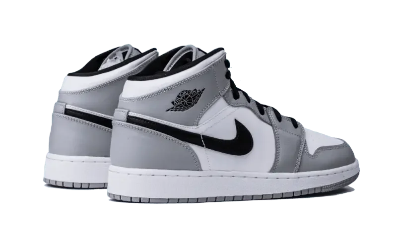 Air Jordan 1 Mid Light Smoke Grey - 554725-092