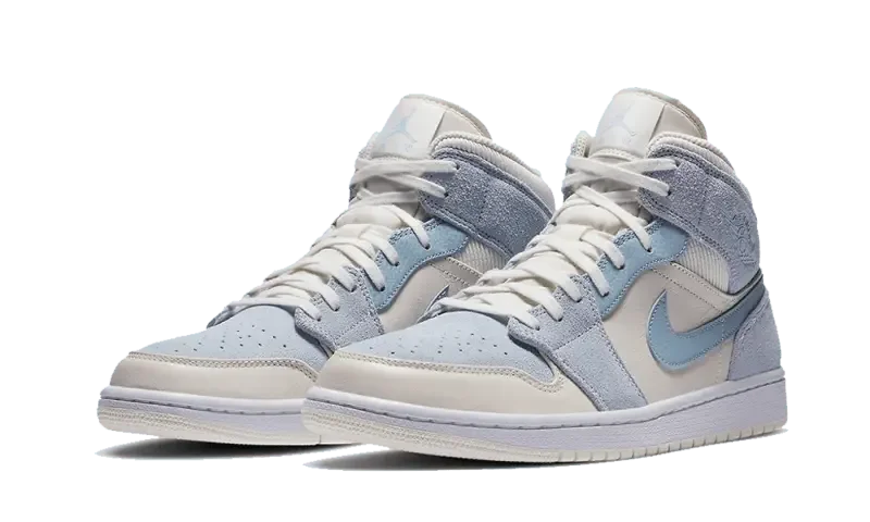 Air Jordan 1 Mid Mixed Textures Blue - DA4666-100