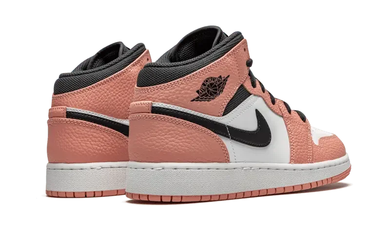 Air Jordan 1 Mid Pink Quartz - 555112-603