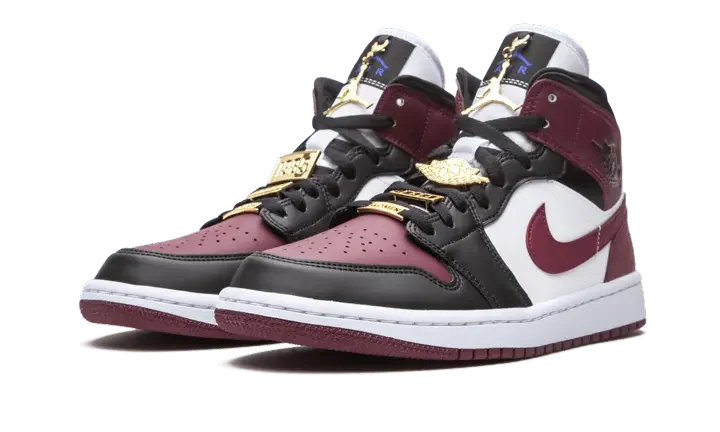 Air Jordan 1 Mid SE Black Dark Beetroot - CZ4385-016