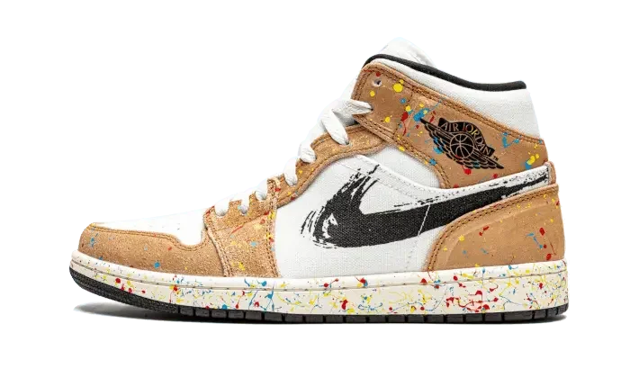 Air Jordan 1 Mid SE Brushstroke - DA8005-100