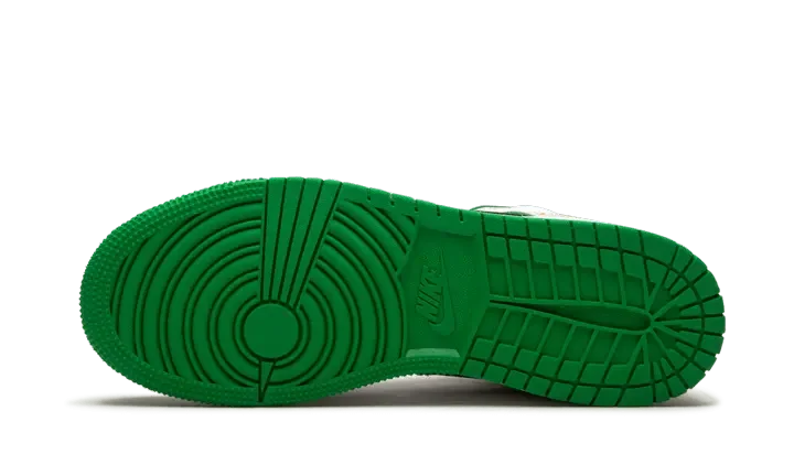 Air Jordan 1 Mid SE White Laser Orange Lucky Green - BQ6931-101