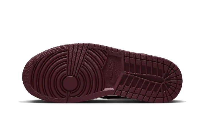 Air Jordan 1 Mid Split Beach Cherrywood Red