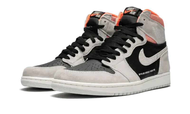Air Jordan 1 Retro High Neutral Grey Hyper Crimson