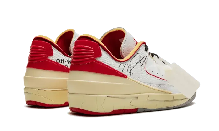 Air Jordan 2 Retro Low SP Off-White White Red - DJ4375-106