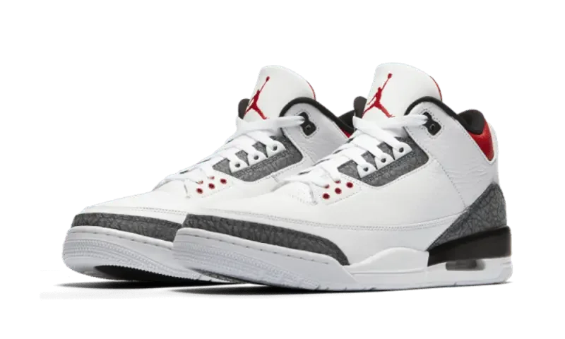 Air Jordan 3 Retro SE Fire Red Denim - CZ6431-100