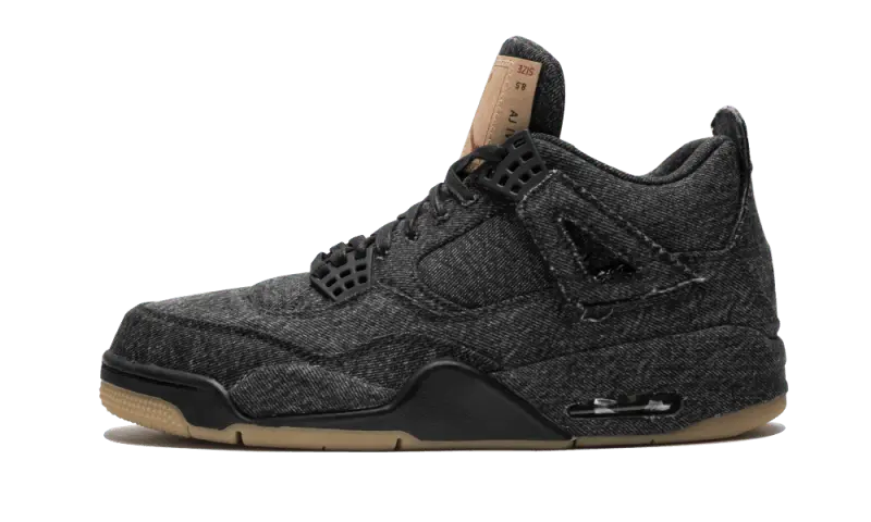 Air Jordan 4 Retro Levi s Black Levis Tag