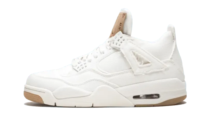 Air Jordan 4 Retro Levis White