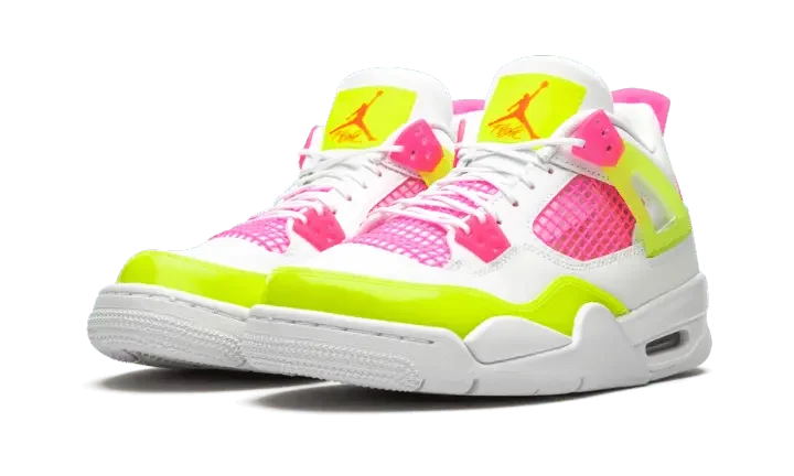 Air Jordan 4 Retro White Lemon Pink - CV7808-100