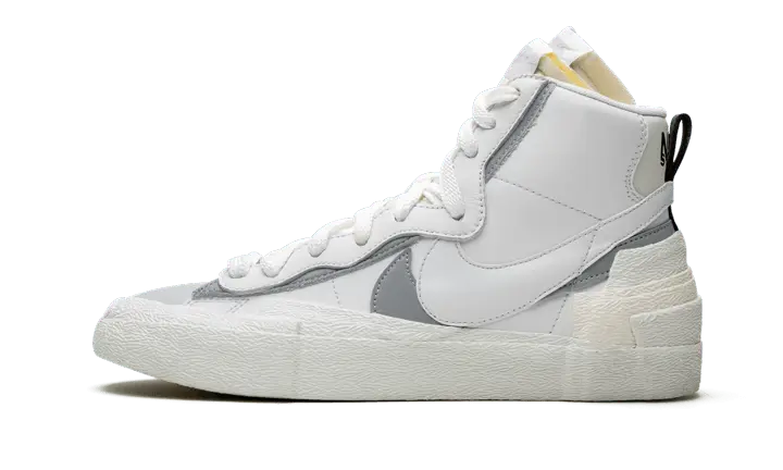 sacai × NIKE BLAZER MID WHITE Nike x sacai Blazer Mid 'White/Wolf Grey' Release Date