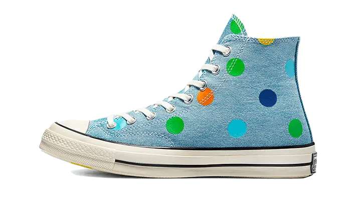 Chuck Taylor All-Star 70s Hi Golf Wang Denim Polka Dots – MTHOR SHOP