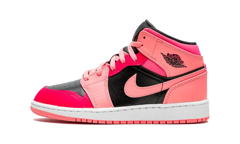 Jordan 1 Mid Coral Chalk Pink (PS) Pre School - MTHOR SHOP
