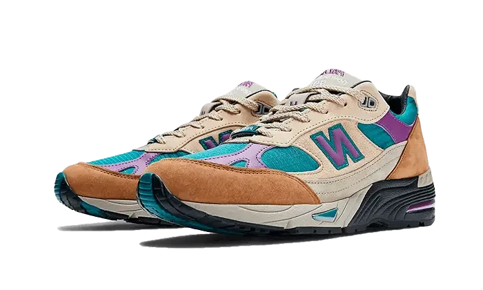 New Balance 991 Made In UK Palace Brown Teal