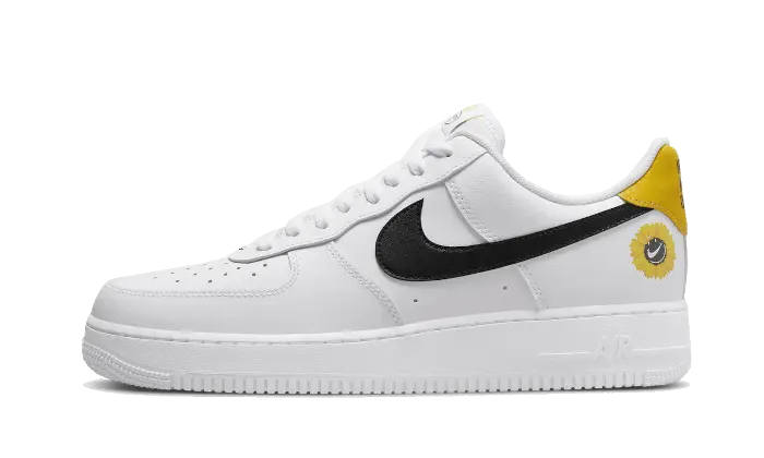 Mens air force 1 white and black on sale