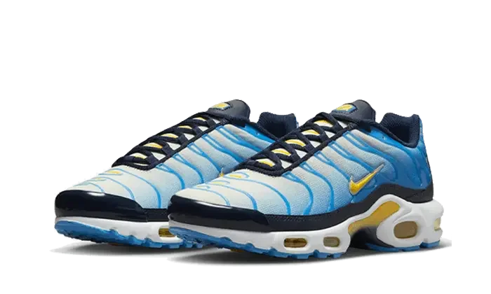 Nike Air Max Plus University Blue Topaz Gold