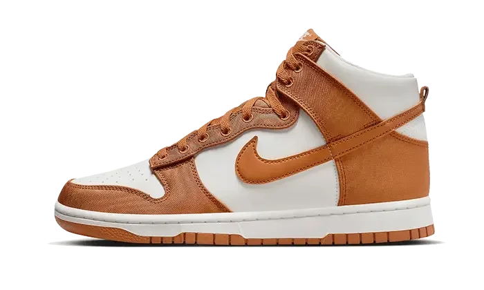 Nike Dunk High Satin Curry