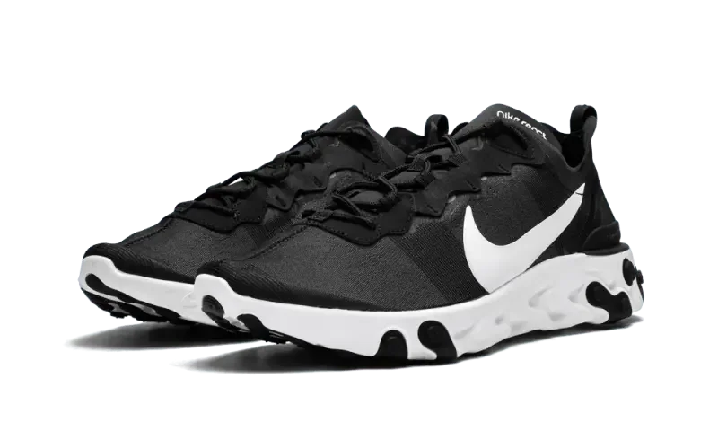 Nike React Element 55 Black WhiteNike React Element 55 Black White -BQ6166-003