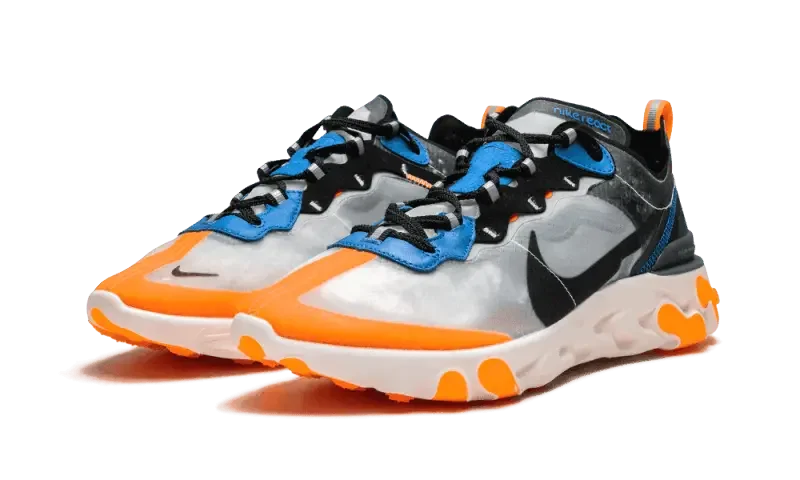 Nike React Element 87 Thunder Blue Orange