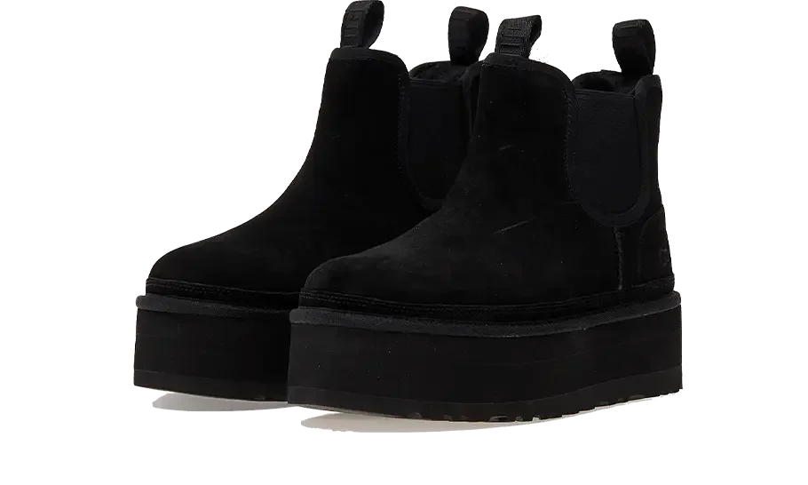 UGG Neumel Platform Chelsea Boot Black