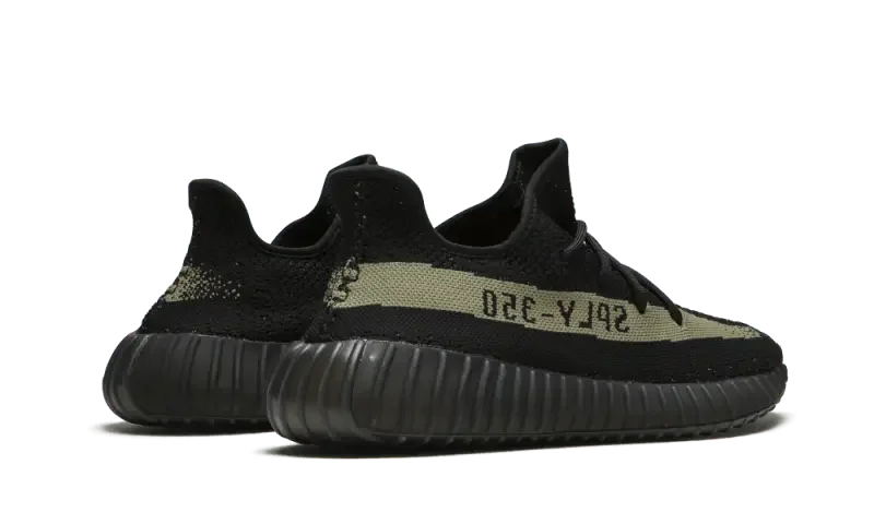 Adidas Yeezy Boost 350 V2 Black Green - BY9611