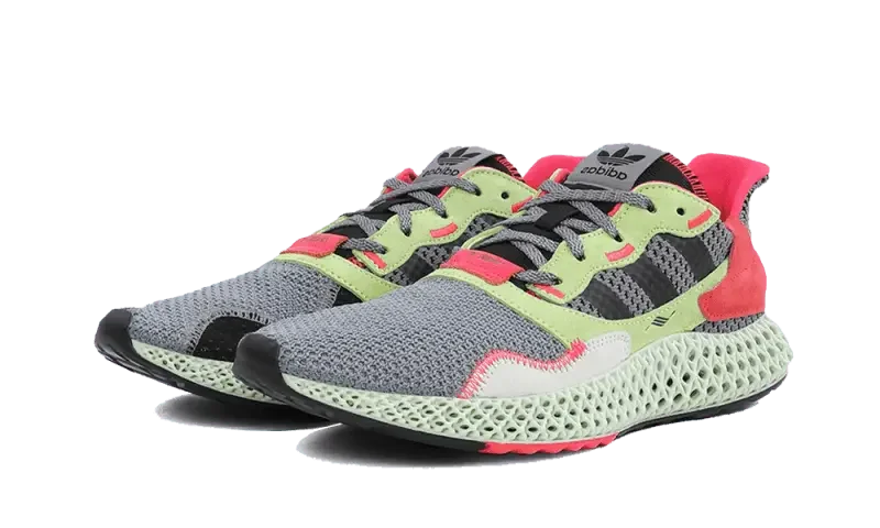 Adidas ZX 4000 4D Grey Three Hi Res Yellow - BD7927