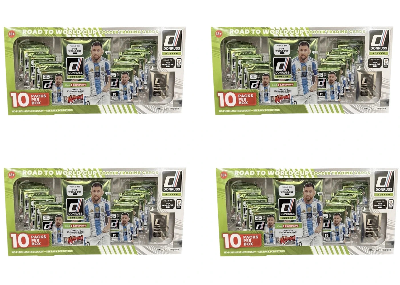 2025 Panini Donruss Soccer Road to the FIFA World Cup Collection Box (Costco Exclusive) 4x Lot -1