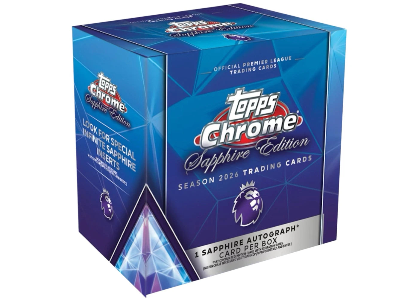 2026 Topps Chrome Premier League Sapphire Edition Hobby Box -1