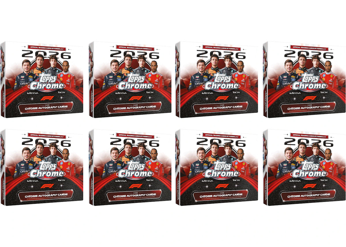 2026 Topps Chrome Formula 1 Mega Box 8x Lot -1