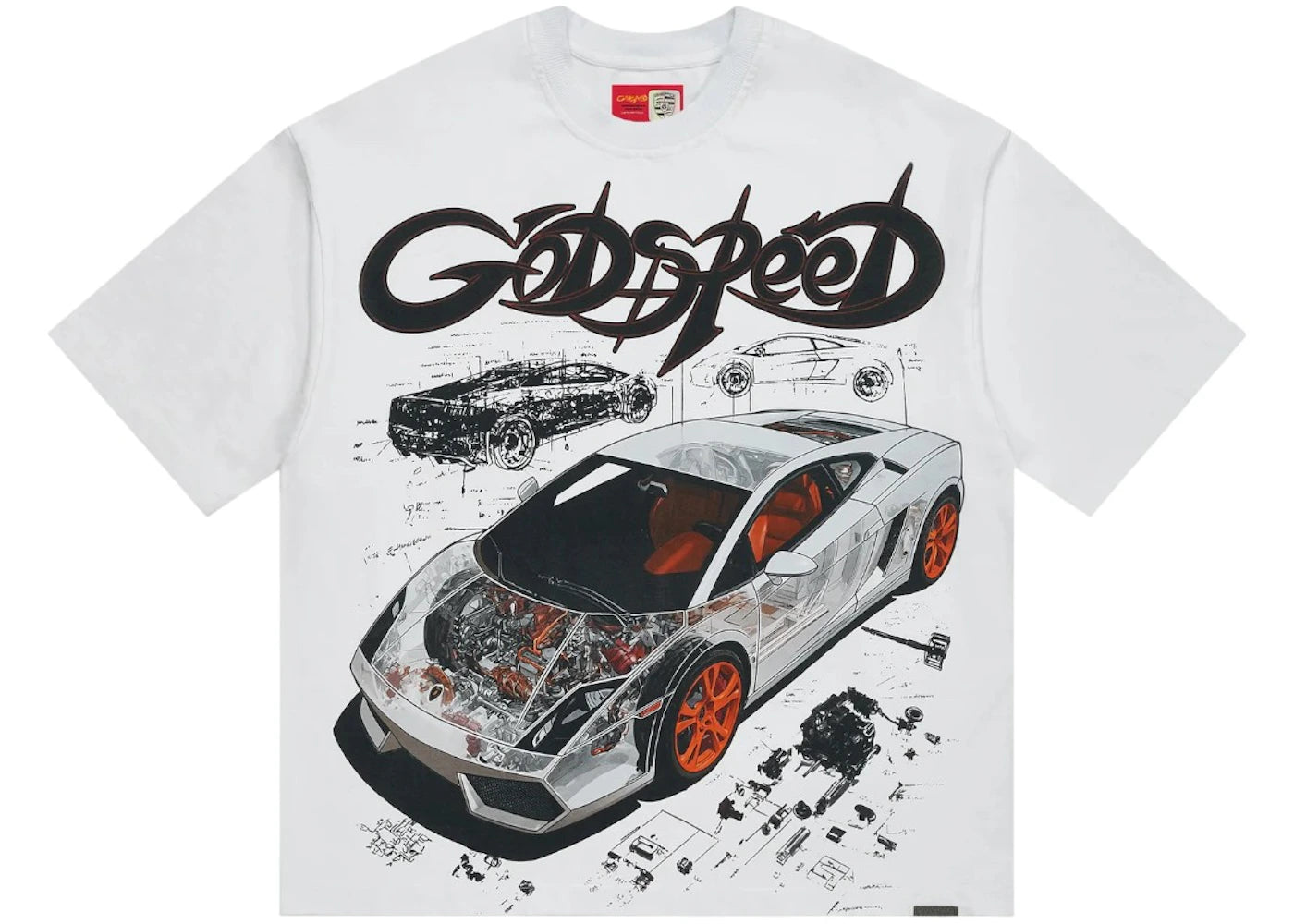 Godspeed Concept Art Tee White -1