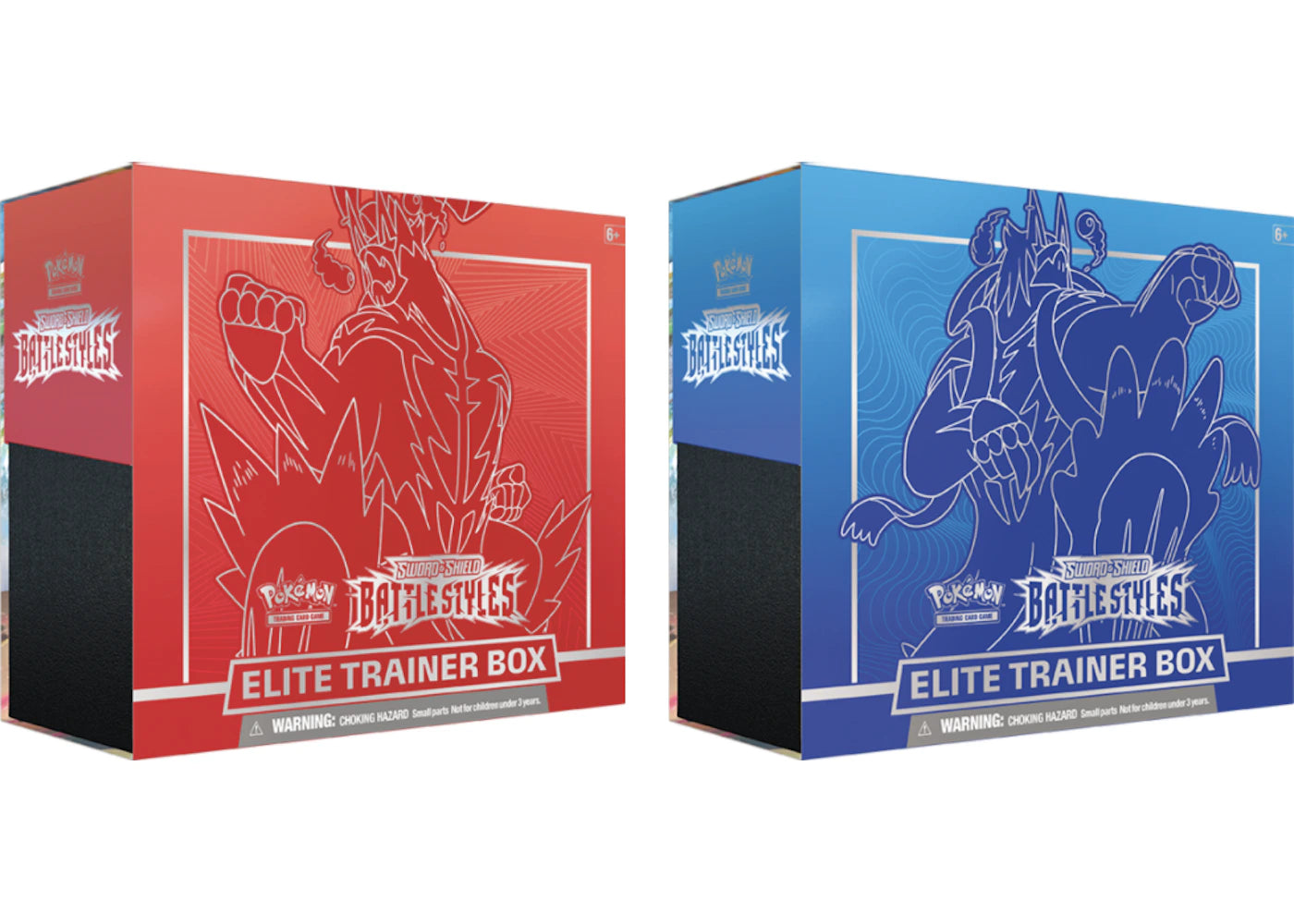 Pokémon TCG Sword & Shield Battle Styles Elite Trainer Box Single Strike/Rapid Strike Bundle -1