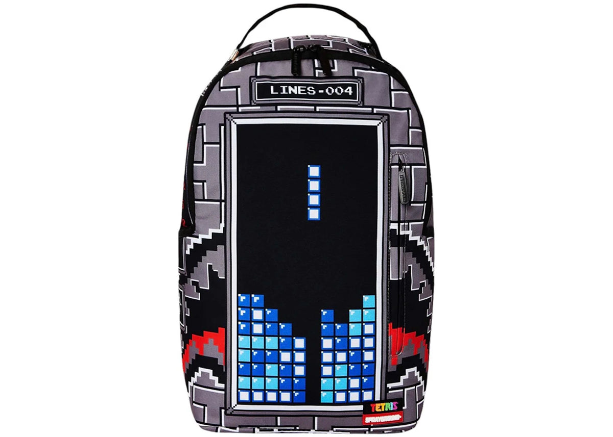 Sprayground x Tetris Shark Stacker (DLXSR) Backpack Grey -1