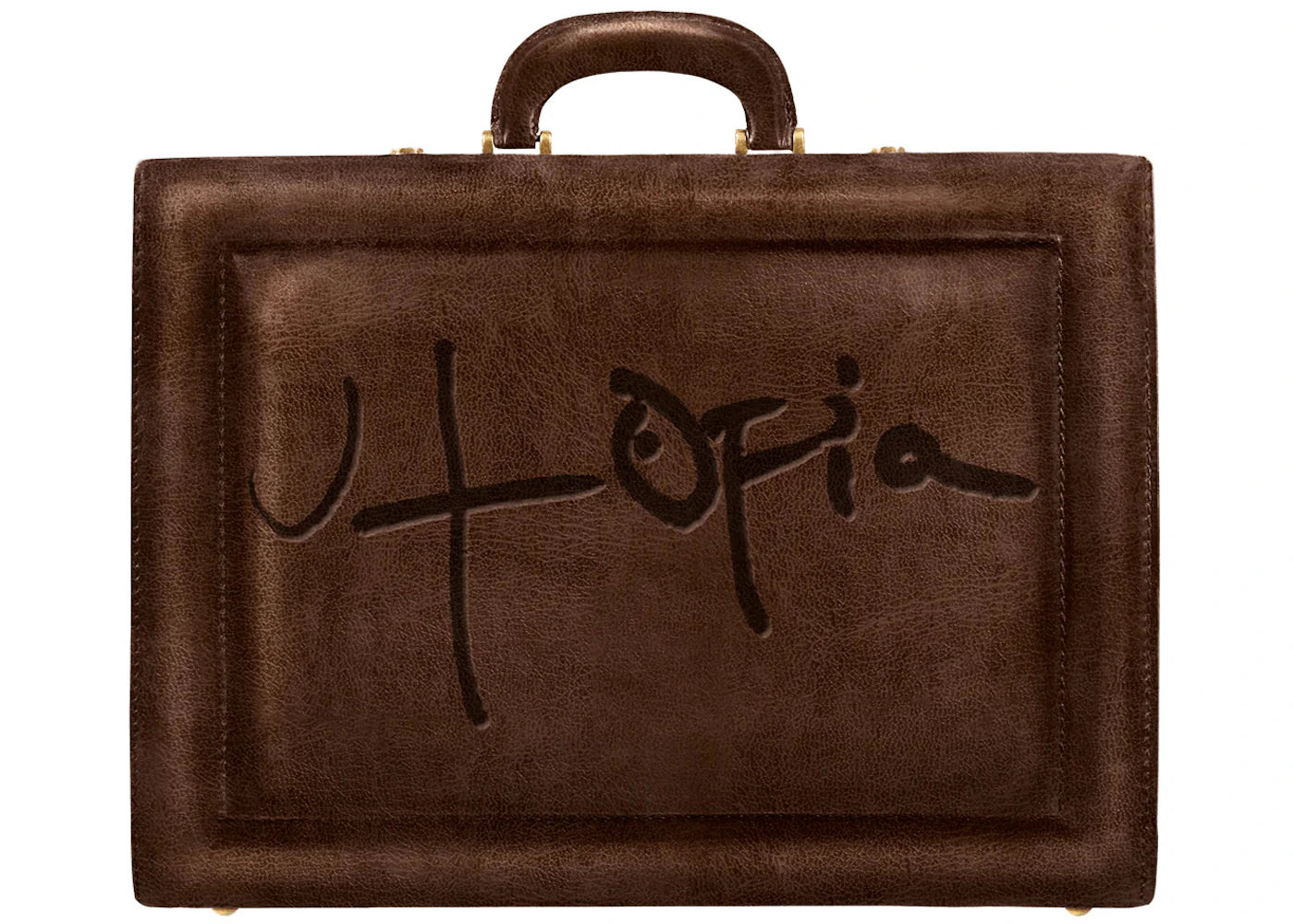 Travis Scott Utopia Briefcase Brown -1