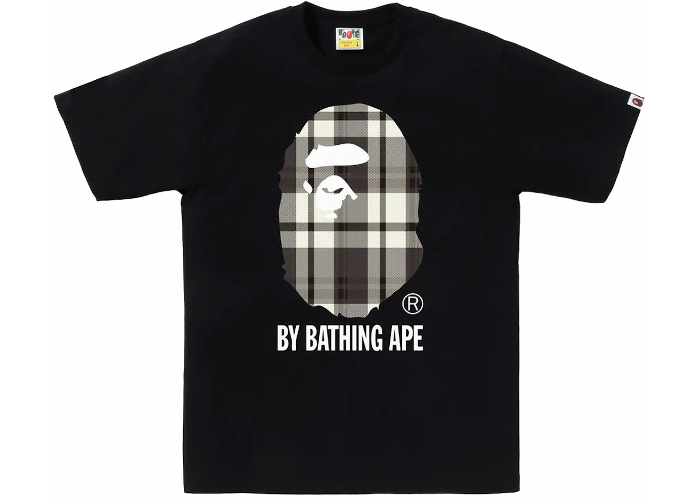 BAPE Check By Bathing Ape Tee Black -1