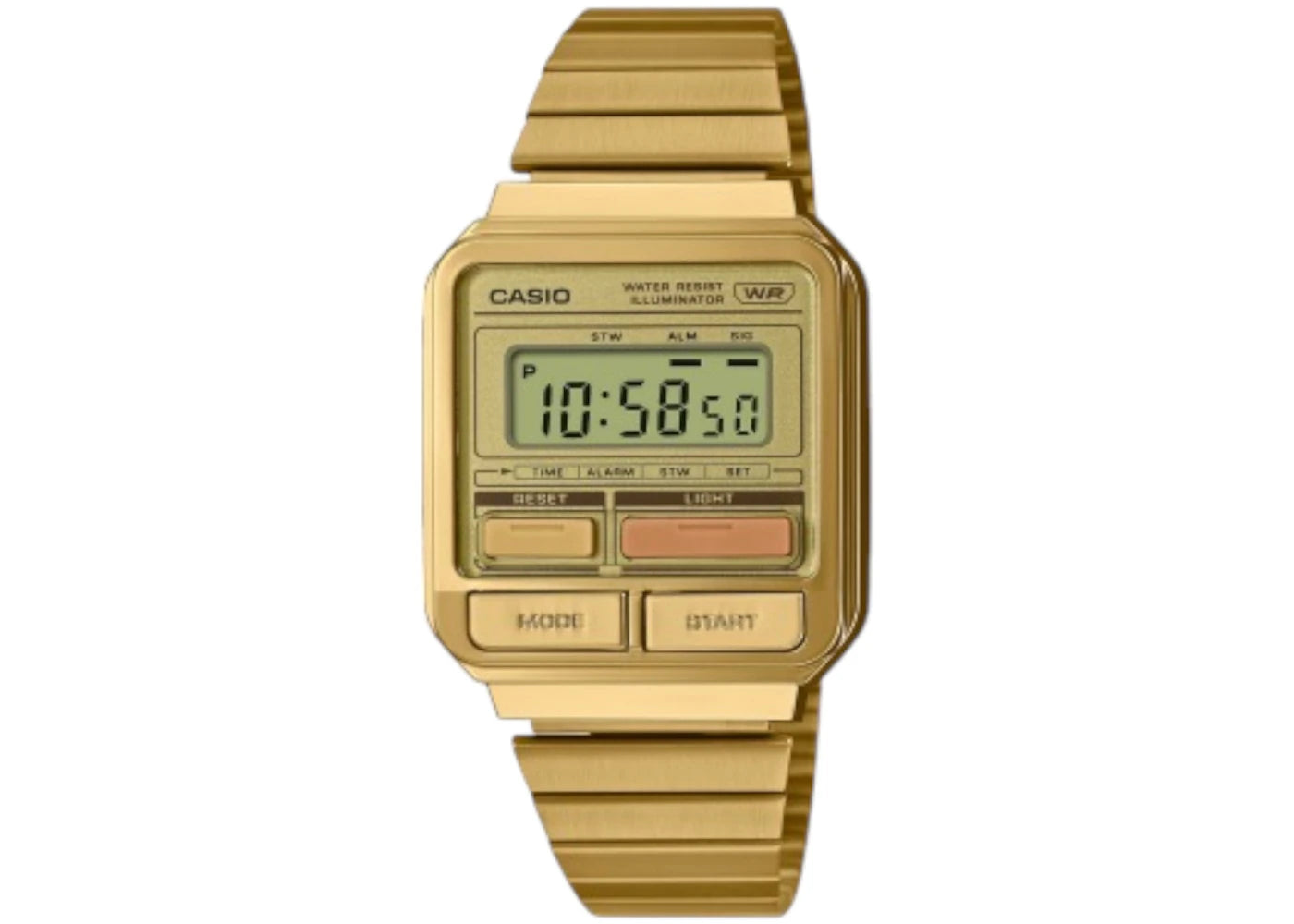 Casio Analog A120WEG-9A (Gold) -1