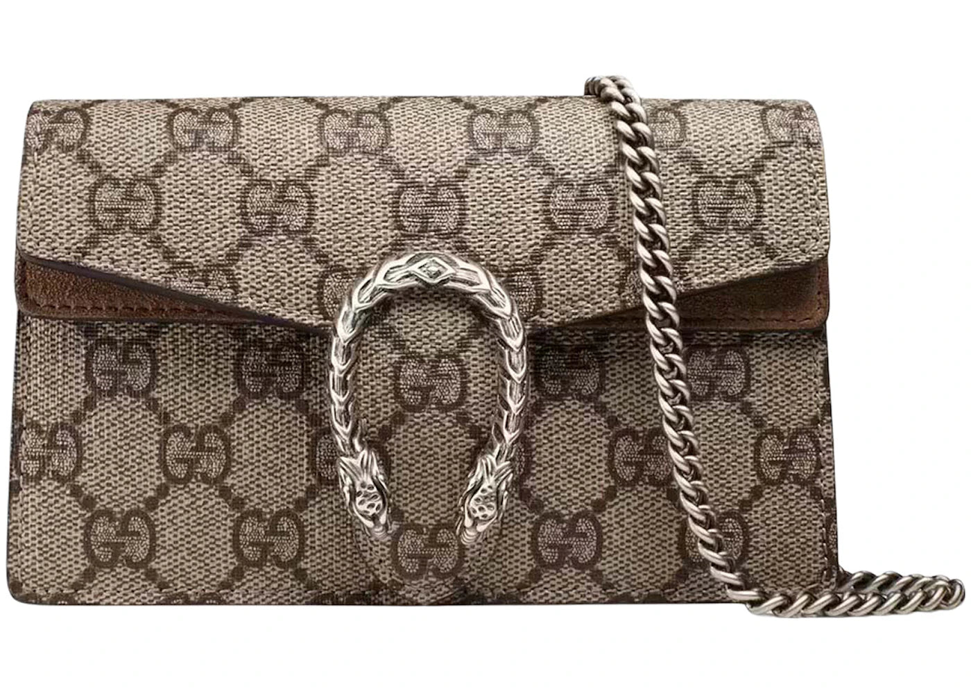 Gucci Dionysus GG Supreme Super Mini Bag Taupe -1
