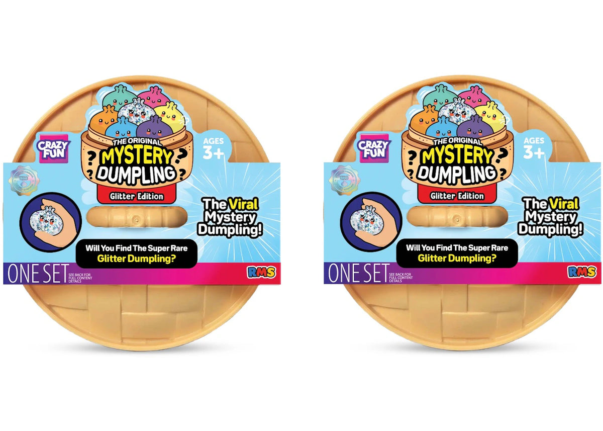 Squishy Bun The Original Mystery Dumpling Glitter Edition Blind Box 2x Lot -1