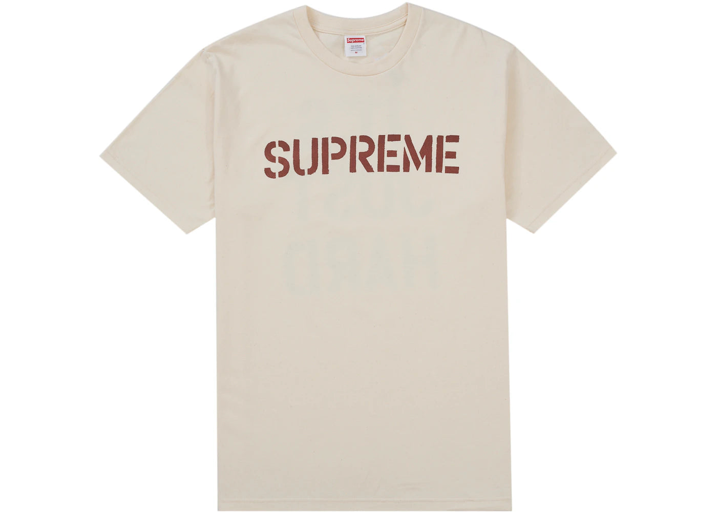 Supreme Hard Tee Natural -1