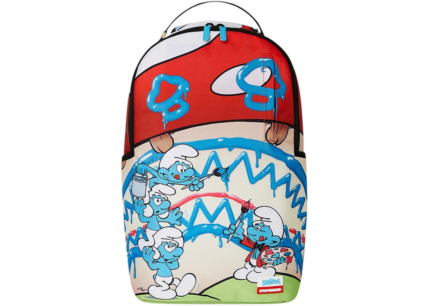 Sprayground Painting Smurfs DLXR Backpack Multicolor -1