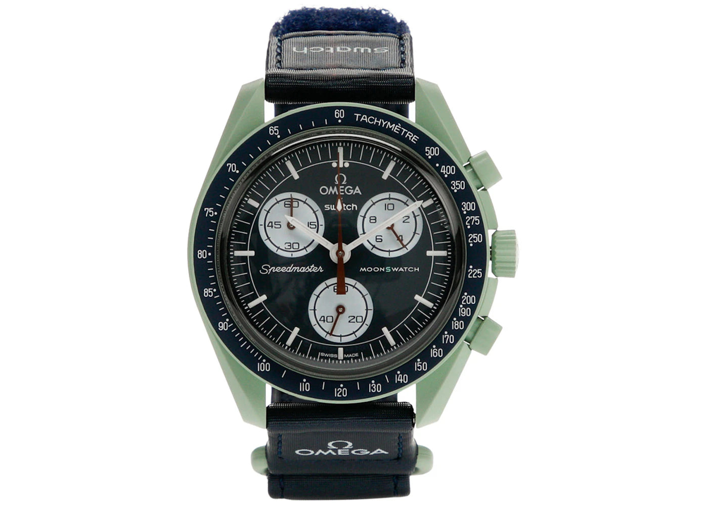 Swatch x Omega Bioceramic Moonswatch Mission to Earth SO33G100 -1