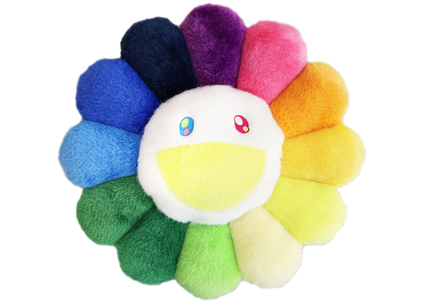 Takashi Murakami Flower Plush 30cm Rainbow/Yellow/White -1